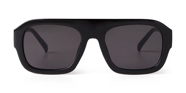 Vintage Oversized Square Sunglasses with Tortoiseshell Accent