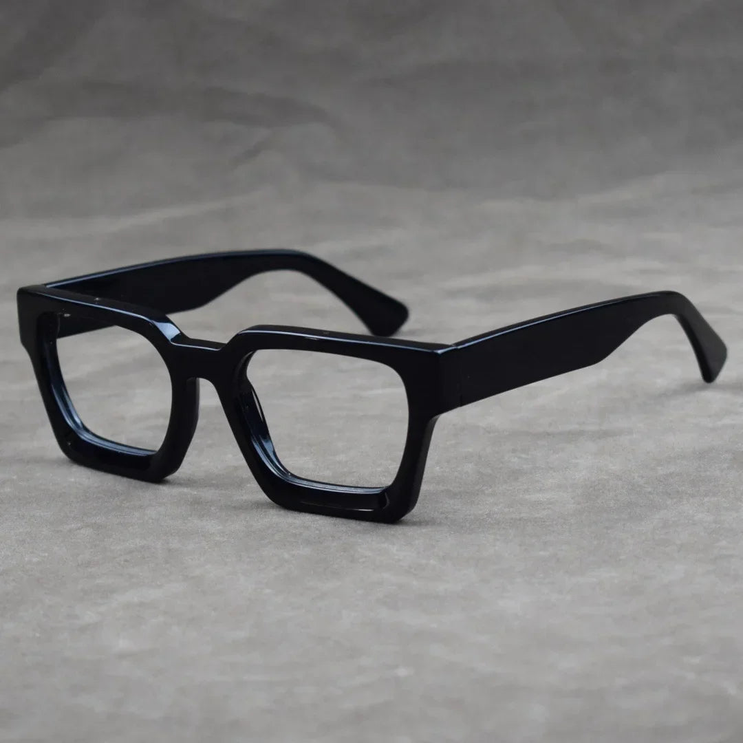 Retro Square Blue Light Blocking Glasses for Men and Women