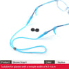 Anti-Slip Silicone Glasses Retainer Strap