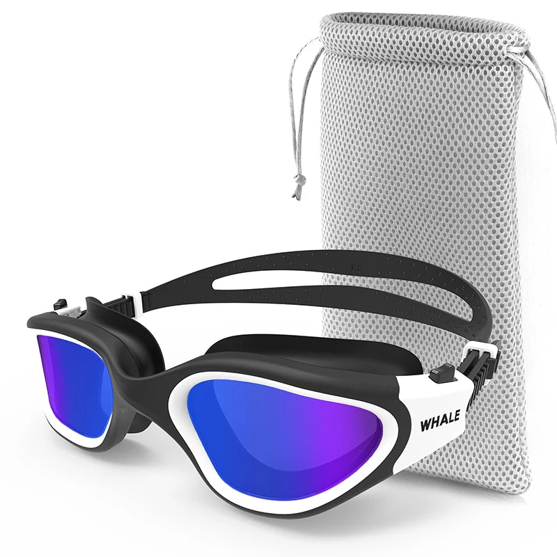 Polarized Anti-Fog Swimming Goggles for Adults