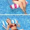 Striped Inflatable Pool Hammock for Adults