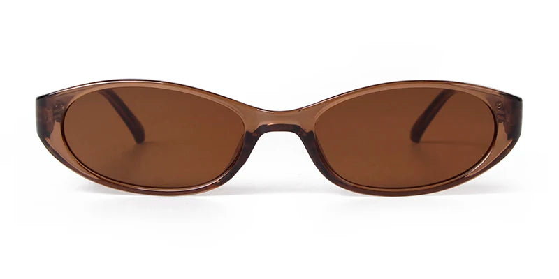 Retro Tortoiseshell Oval Sunglasses