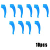 Ten grips en silicone bleu antidérapants pour lunettes