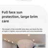Solar-Powered Cooling Bucket Hat with USB Rechargeable Fan