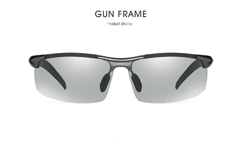 Photochromic Polarized Sports Sunglasses with UV400 Protection