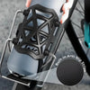 A close-up of a black anti-slip grip holder for a bike or motorcycle, showing its textured surface.