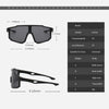 UV400 Cycling Sunglasses with Large Frame