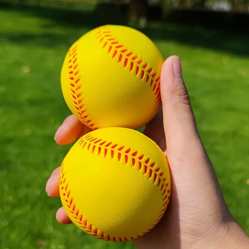 PU Foam Baseball & Softball Training Balls - 6 Pack