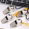 Professional Stainless Steel Whistle with Lanyard
