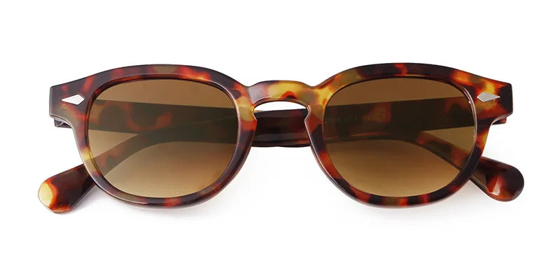 Retro Round Sunglasses with UV400 Protection