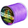 Purple SOUGAIILANG braid fishing line on a spool.