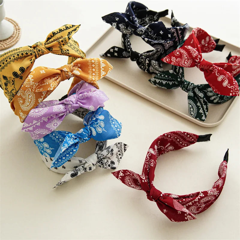 Paisley Bandana Headband for Women