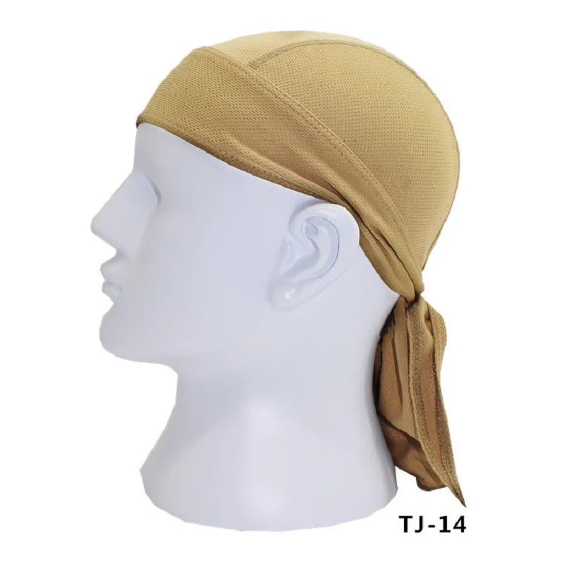 Quick-Dry Cycling Head Scarf with Breathable Knit Fabric