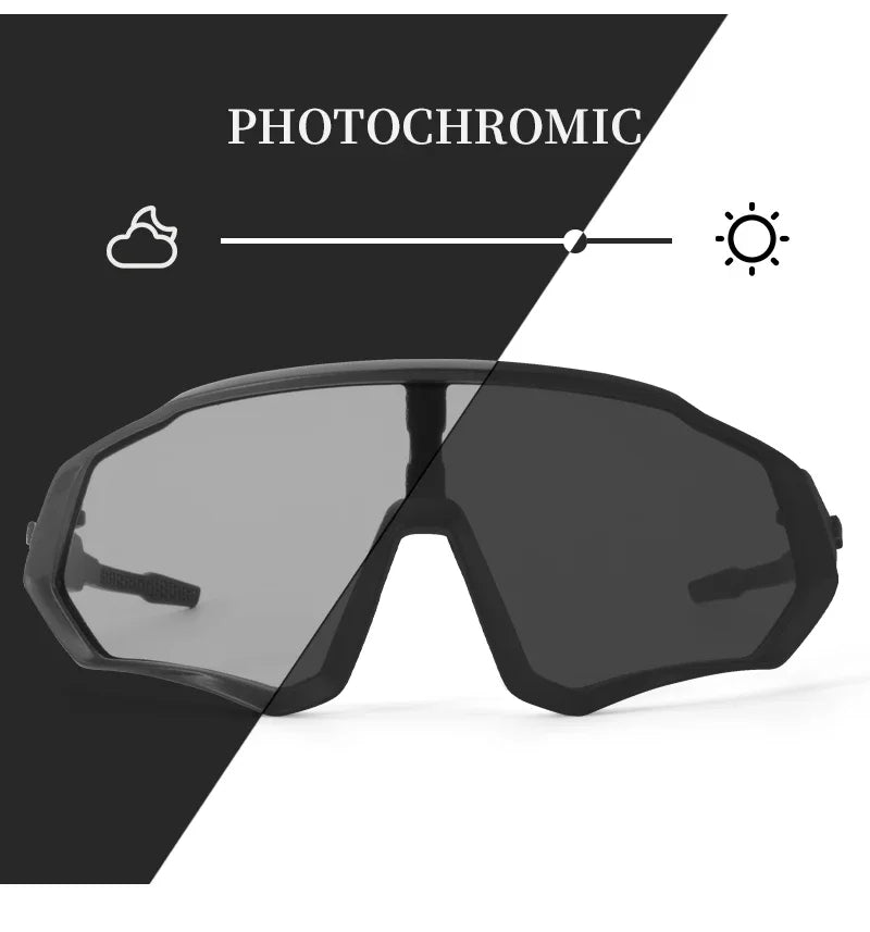 Photochromic Cycling Sunglasses with UV400 Protection