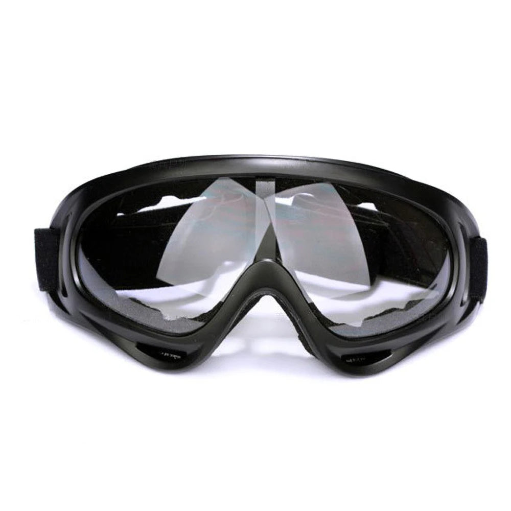 Protective Motorcycle Face Mask with Full-Face Goggles