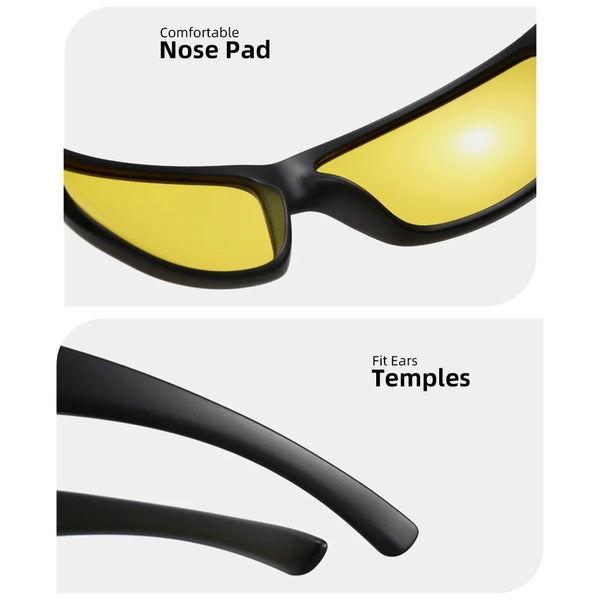 Polarized Night Driving Glasses with Yellow Tinted Lenses