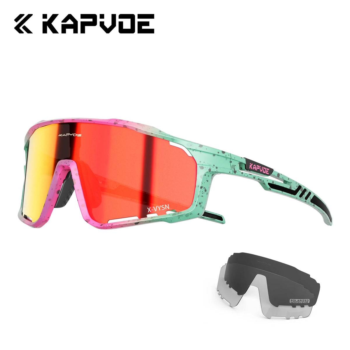 TR90 Cycling Glasses with Interchangeable Lenses for Men and Women
