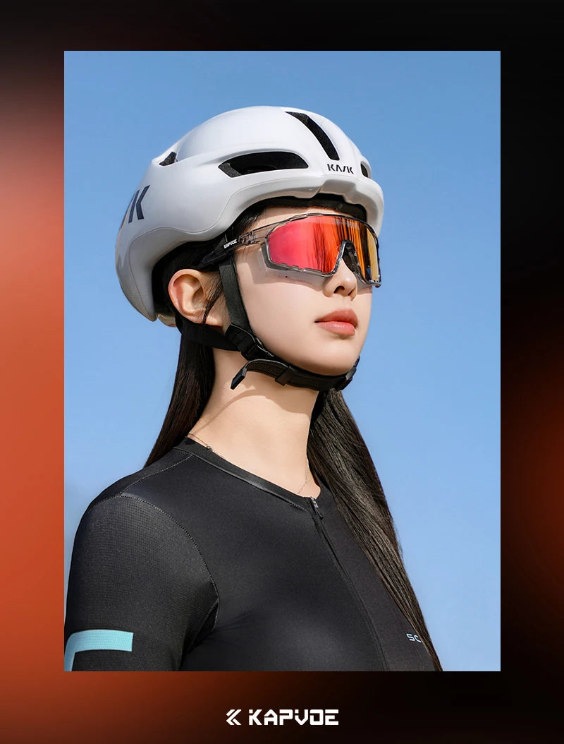 TR90 Cycling Glasses with Interchangeable Lenses for Men and Women