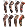 Cooling UV Protection Arm Sleeves with Tattoo Design