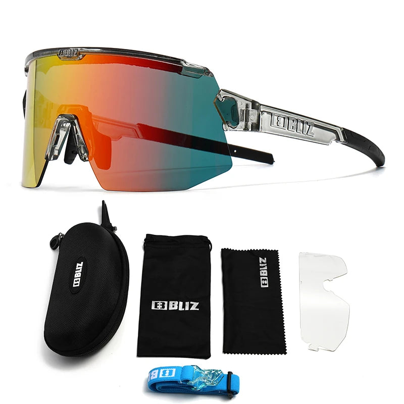 Breeze Cycling Sunglasses with 2 Interchangeable HD Lenses