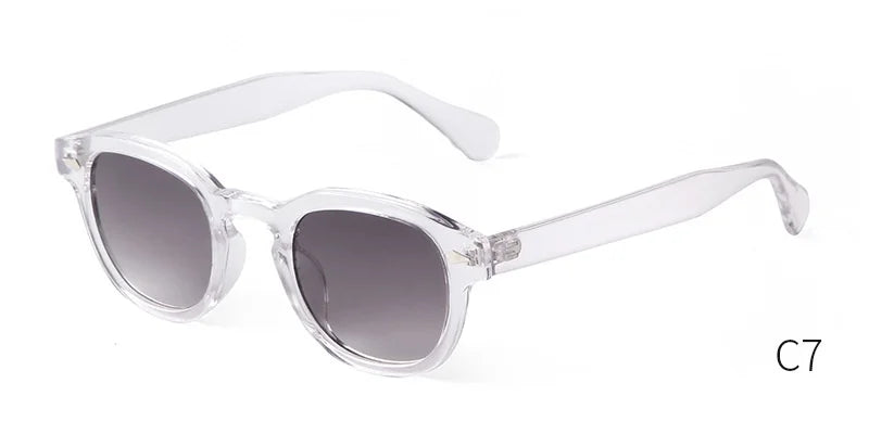 Retro Round Sunglasses with UV400 Protection