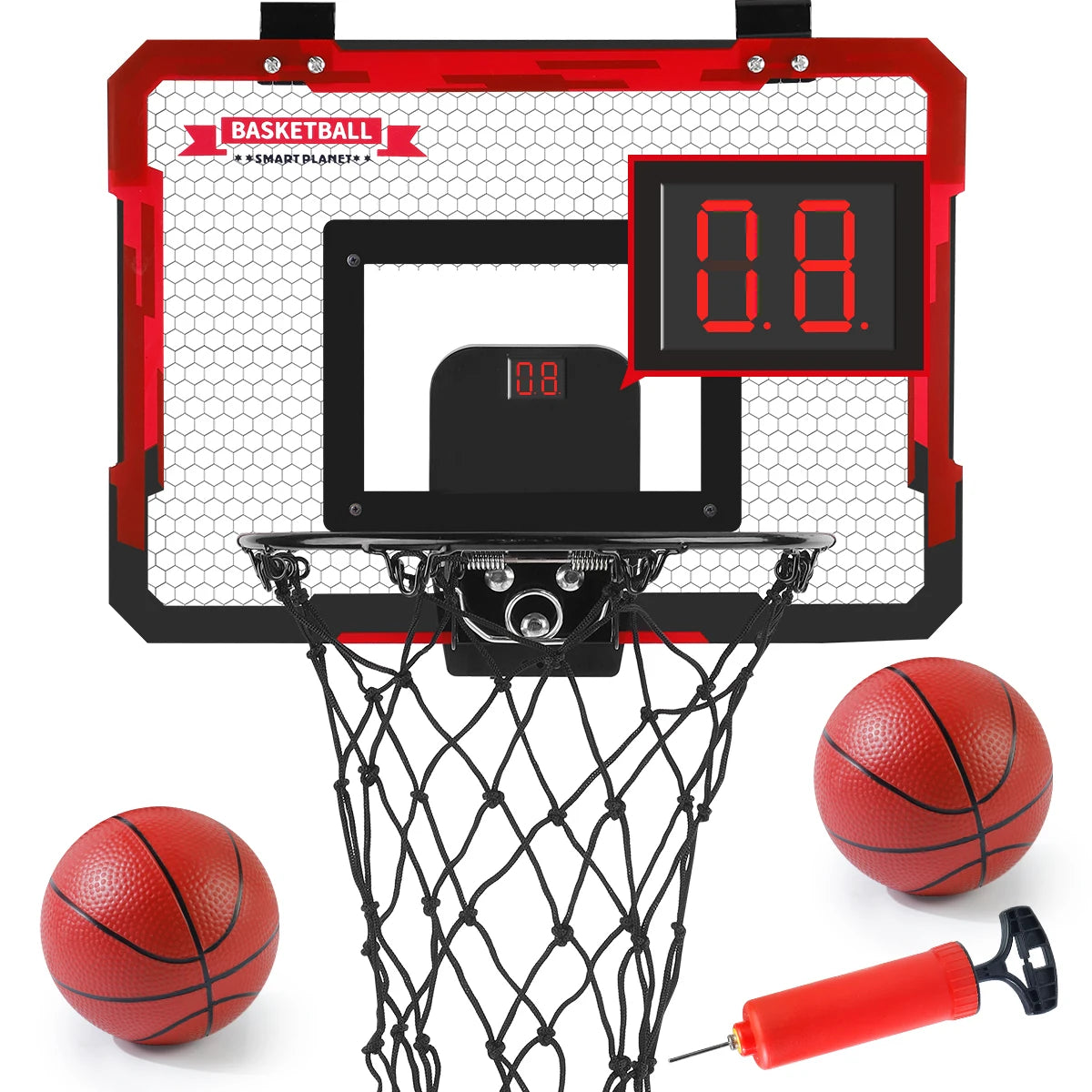 Mini Over-the-Door Basketball Hoop for Kids
