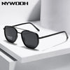 Classic Square-Frame Sunglasses with UV400 Protection