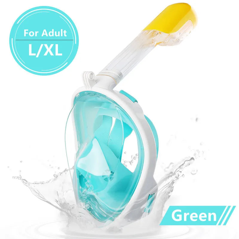 Full Face Snorkel Mask with Anti-Fog Window