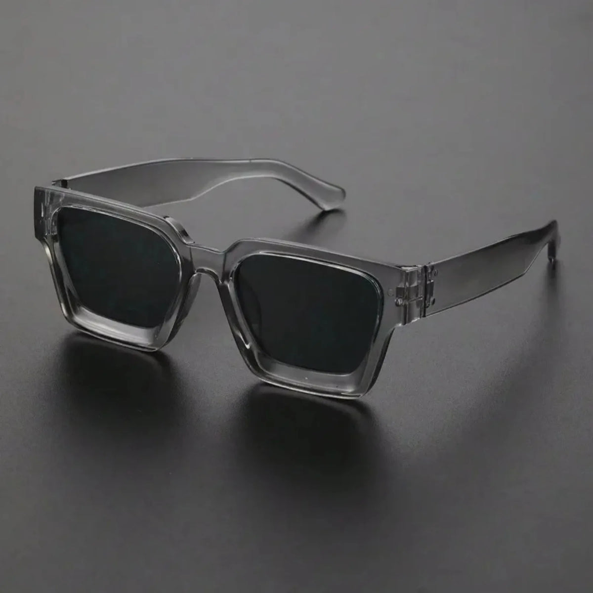 Classic Square Frame Sunglasses with UV400 Protection