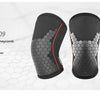 Black honeycomb knee sleeve shown on a white background.