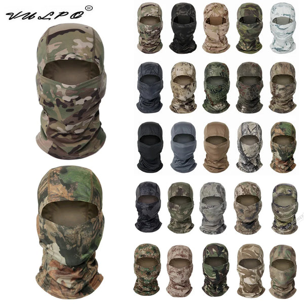 Camouflage Full Face Balaclava for Outdoor Sports