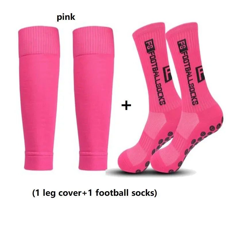 Pinke Knielange Sportsocken und eine passende Beinabdeckung für Fußball