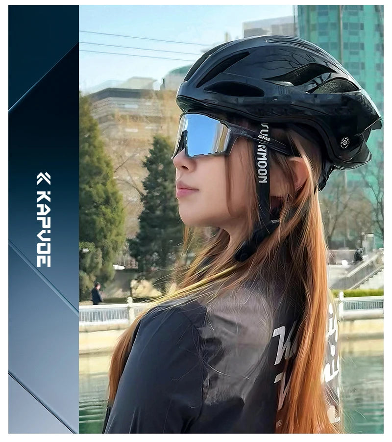 TR90 Cycling Glasses with Interchangeable Lenses for Men and Women