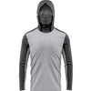 Graues Herren-Outdoor-Sonnen-Schutzkleid mit Kapuze