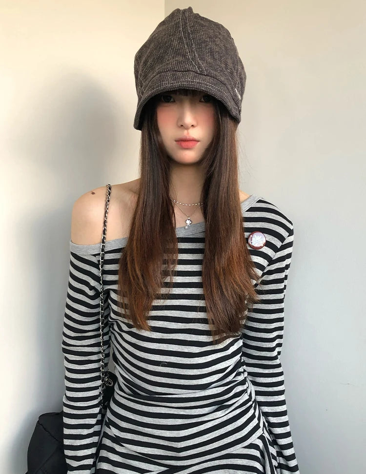 Retro Knit Fisherman Beanie for Women – Warm & Comfortable Winter Hat