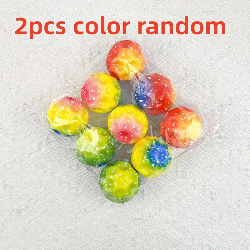 Super-Bounce Rubber Balls with Hole Design (Pack of 2)