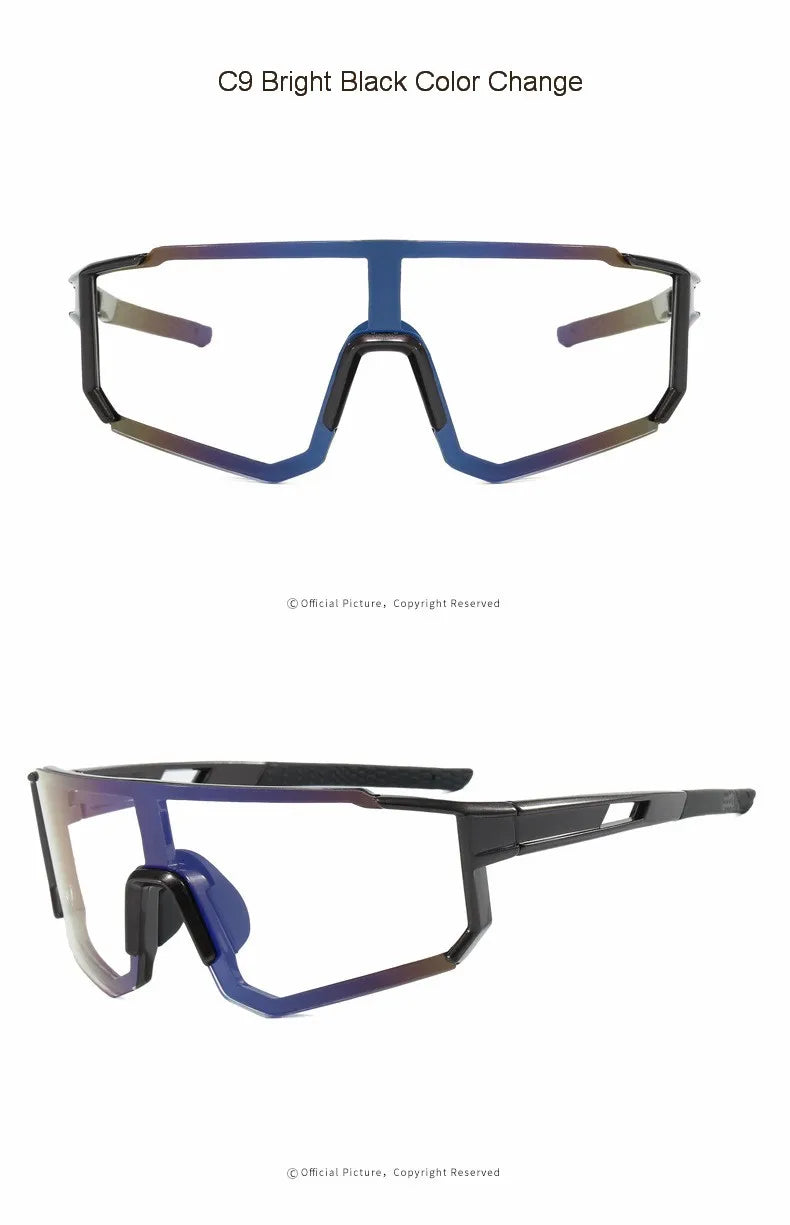 Photochromic Sports Sunglasses for Cycling, Running, and Outdoor Adventures