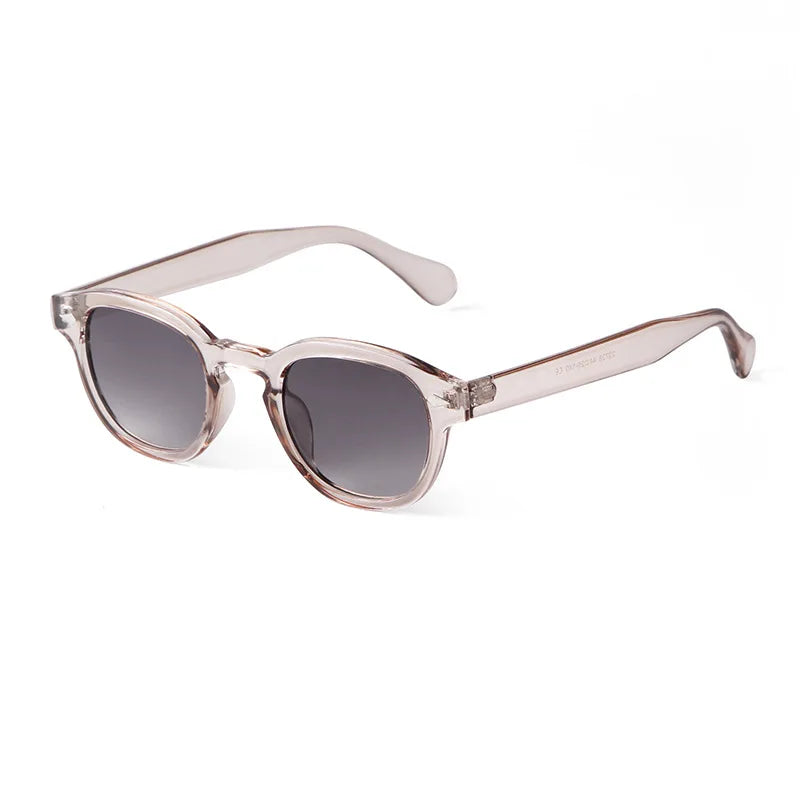 Retro Round Sunglasses with UV400 Protection