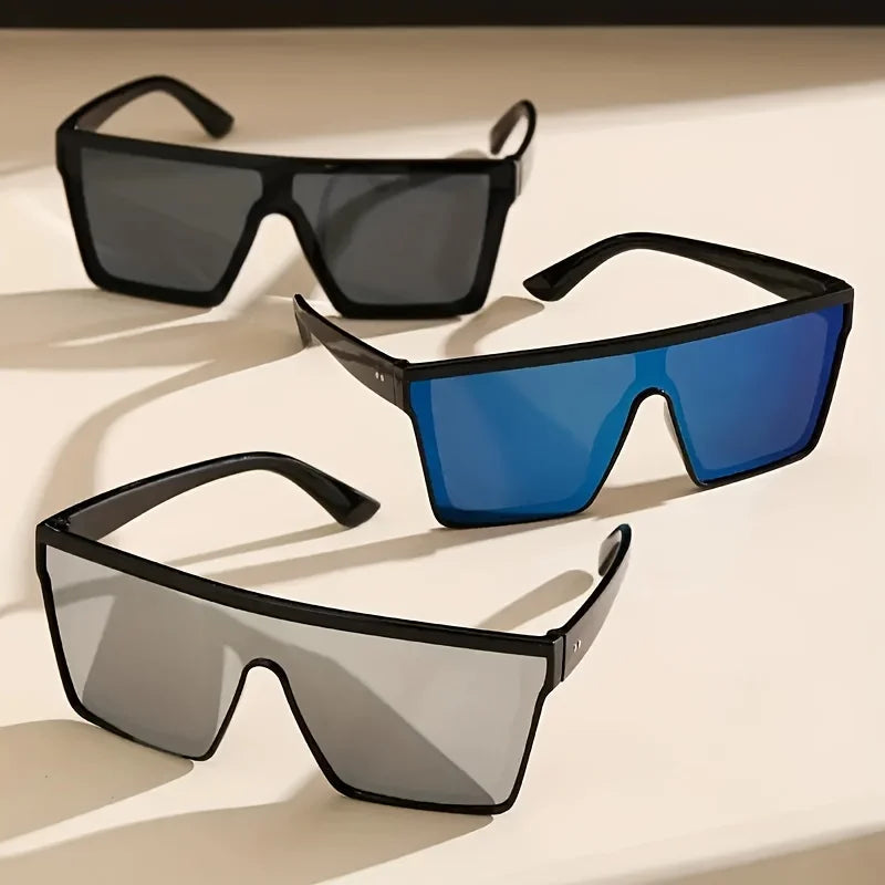 Oversized One-Piece Sunglasses for Men and Women