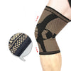 Copper Fiber Compression Knee Sleeve for Sports Support