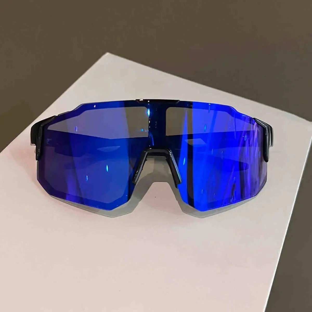 UV400 Cycling Sunglasses with Large Frame