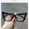 Vintage Cat Eye Glasses with Blue Light Filtering Lenses