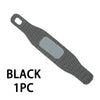 Black ultra-thin spandex wrist guard for joint support, shown from the side.