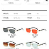 Rimless Rectangle Sunglasses