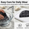 Foulard/bonnet en tissu lavable et séchant rapidement pour usage quotidien