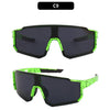 UV400 Cycling Sunglasses with Blue Mirror Lens