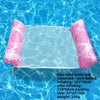 Striped Inflatable Pool Hammock for Adults