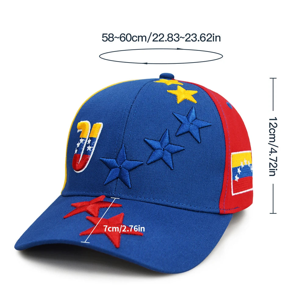 Venezuela Flag Embroidered Baseball Cap