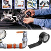 Close-up view of heavy duty self-fusing silicone repair tape and related tools for sealing and repair.
