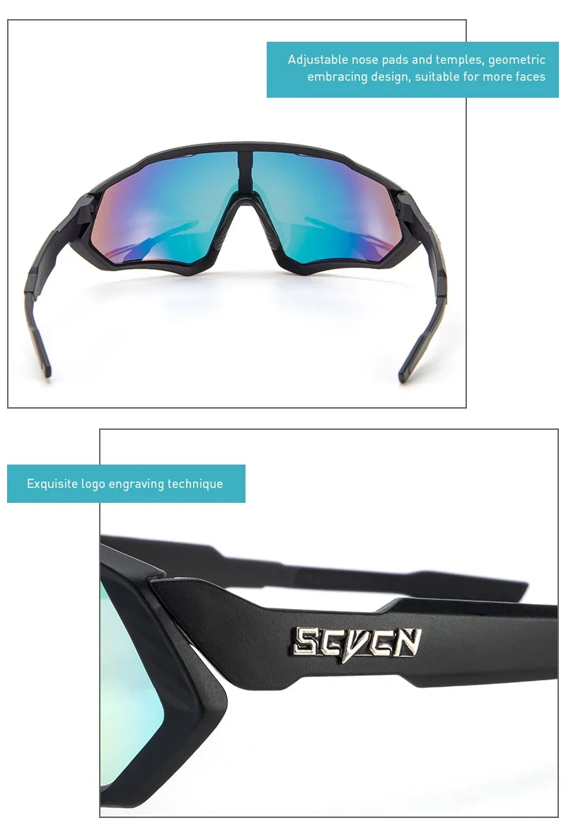 Photochromic Cycling Sunglasses with UV400 Protection
